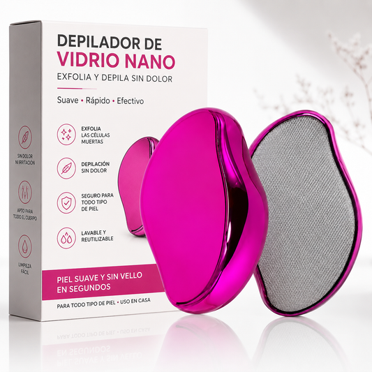 Depilador de Cristal Nano | Elimina el Vello y Exfolia